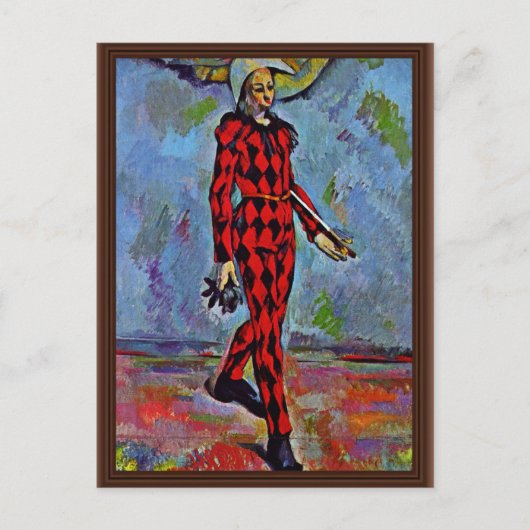 ハーレクインバイポールセザ最高のンヌ(クオリティ) ポストカード (正面)