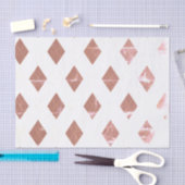 ハーレクインパタ動揺してンズベージュホワイト抽象芸術 薄葉紙 (クラフト)