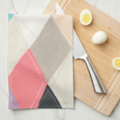 ハーレクインホスコッチ – パタアーガイルーン キッチンタオル (四つ折り)