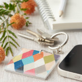 ハーレクインホスコッチ – パタアーガイルーン キーホルダー (正面右)