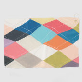 ハーレクインホスコッチ – パタアーガイルーン ゴルフタオル (横)