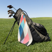 ハーレクインホスコッチ – パタアーガイルーン ゴルフタオル (グリーン)