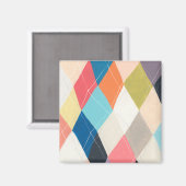 ハーレクインホスコッチ – パタアーガイルーン マグネット (正面/裏面)