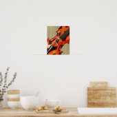 ハーレクインヴァイオリン ポスター (キッチン)