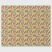 ハーレクインヴィンテージパターン ラッピングペーパー (フラット)