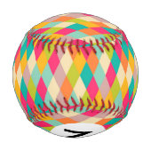 ハーレクインヴィンテージ型 野球ボール (裏面)