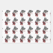 ハーレクイン大聖クリスマス ラッピングペーパーシート (正面)