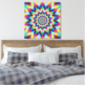 ハーレクイン星 キャンバスプリント (インサイチュ (寝室))