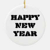 ハーレクイン黒白 セラミックオーナメント (裏面)