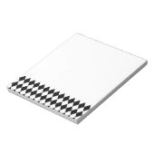 ハーレクイン黒白 ノートパッド (回転)