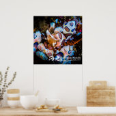 ハーレクイン・エビHymenocera picta ポスター (キッチン)