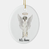 ハーレクイン グレートデン 追悼記念碑 セラミックオーナメント (右)