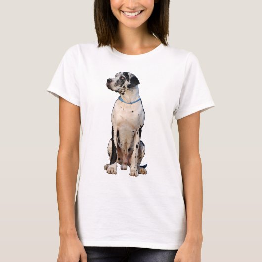 ハーレクイン・グレートデーン Tシャツ (正面)