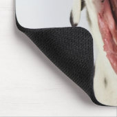 ハーレクイン・グレート・ダンが口を開け、閉ざす。 マウスパッド (コーナー)