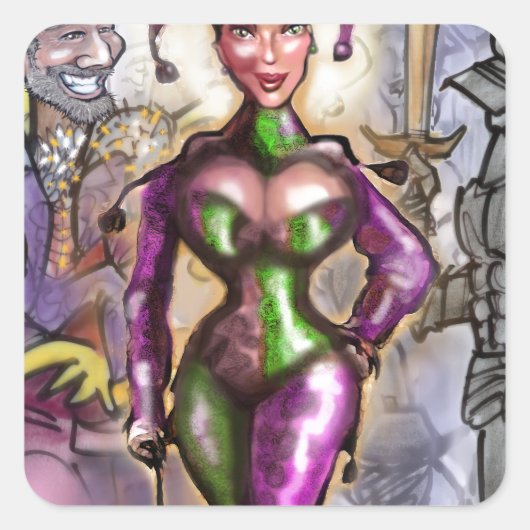 ハーレクイン スクエアシール (正面)