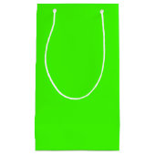 ハーレクイン ネオン グリーン 単色 スモールペーパーバッグ (正面)
