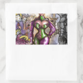 ハーレクイン 長方形シール (バッグ)