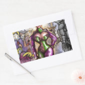 ハーレクイン 長方形シール (封筒)