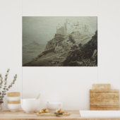 ハーレック城 – ポールサンドビー – c1800 ポスター (キッチン)