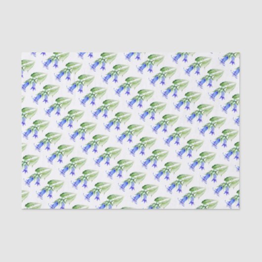 ハーレベルブルーグリーンホワイトティッシュペーパー 薄葉紙 (正面)