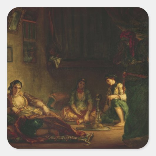ハーレムのアルジェの女性, 1847年~49年 スクエアシール (正面)