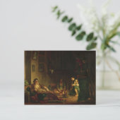 ハーレムのアルジェの女性， 1847年～49年 ポストカード (スタンド正面)