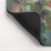 ハーレムのインテリア、c.1865 マウスパッド (コーナー)