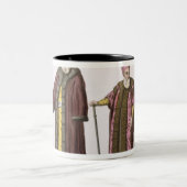 ハーレムのヘッド案内係、ハーレムUsheの大尉 ツートーンマグカップ (中央)