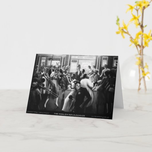 ハーレムのルネサンス芸術- "得ます宗教"を カード (黄色い花)