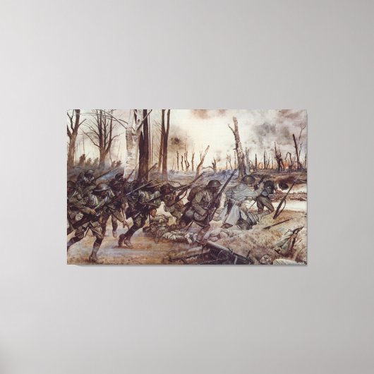 ハーレムの地獄の戦士たちH.チャールズ・マバロン キャンバスプリント (正面)