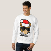 ハーレムのkumaのクリスマス スウェットシャツ (正面フル)