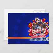 ハーレムグローブトロッターズグループ写真 ポストカード (正面/裏面)