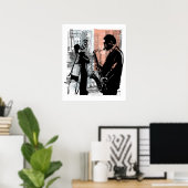 ハーレムジャズフェスティバルポスター ポスター (ホームオフィス)