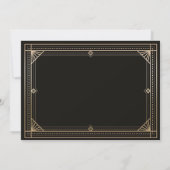 ハーレムナイツギャツビー1920年代アフリカ系アメリカ人 招待状 (裏面)