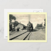 ハーレムバレートレイン，アメニア， NYヴィンテージ ポストカード (正面/裏面)