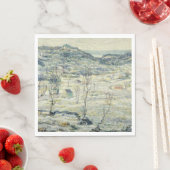 ハーレムバレーin冬（ニューヨークのシーン） スタンダードランチョンナプキン (インサイチュ)