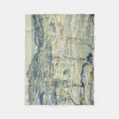 ハーレムバレーin冬(ニューヨークのシーン) フリースブランケット (正面)