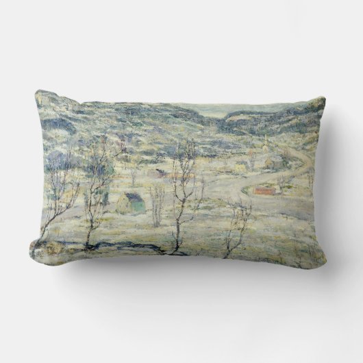 ハーレムバレーin冬(ニューヨークのシーン) ランバークッション (正面)