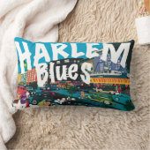 ハーレムブルースドリームスケープ ランバークッション (ブランケット)