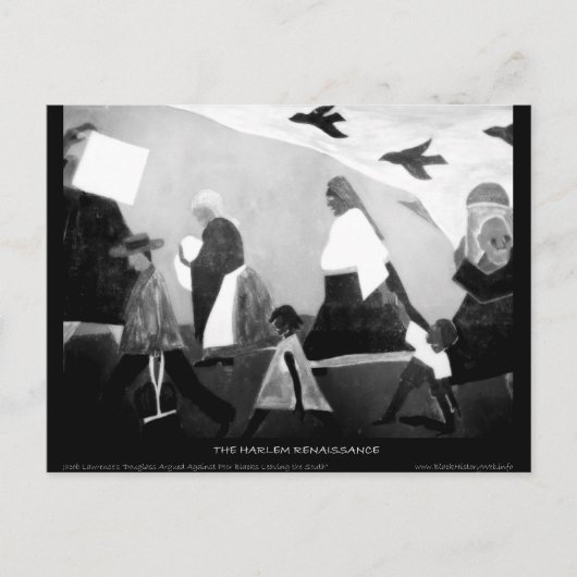 ハーレムルネサンス美術 – 移行シリーズ ポストカード (正面)