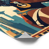 ハーレムルネッサンス抽象芸術 ポスター (角)