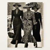 ハーレムルネッサンス洗練された女性 プランナー手帳 (裏面)