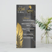 ハーレムルネッサンス誕生日招待状 メニュー (スタンド正面)