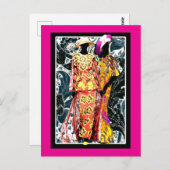 ハーレムルネッサンス1920年代アールデコ ポストカード (正面/裏面)