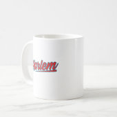 ハーレムレッドタイポグラフィ コーヒーマグカップ (正面左)