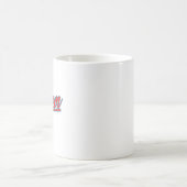 ハーレムレッドタイポグラフィ コーヒーマグカップ (中央)