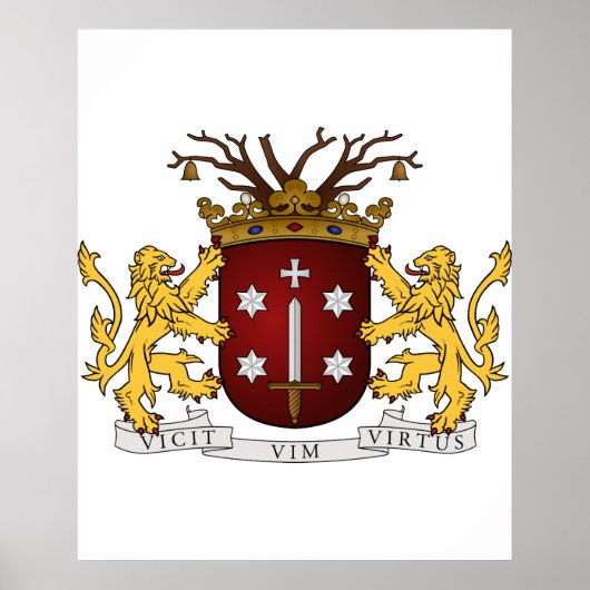 ハーレムワペン、オランダ ポスター (正面)