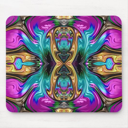 ～ハーレム光沢～フラクタル～オリジナル～マウスパッド マウスパッド (正面)