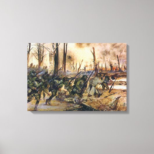 ハーレム地獄ファイターズセノー・チャールズ・マクバロン キャンバスプリント (正面)