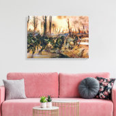 ハーレム地獄ファイターズセノー・チャールズ・マクバロン キャンバスプリント (インサイチュ (リビング))